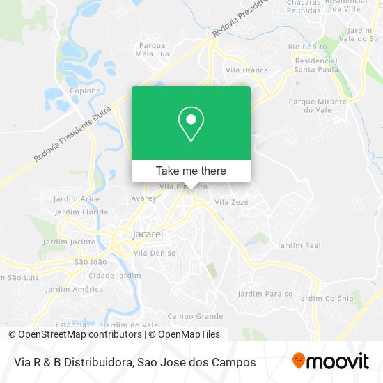 Via R & B Distribuidora map