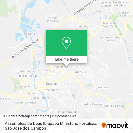 Assembleia de Deus Ibiapaba Ministério Fortaleza map