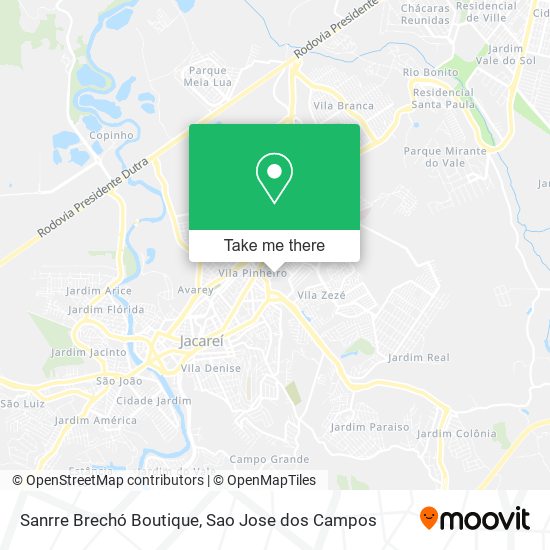 Sanrre Brechó Boutique map