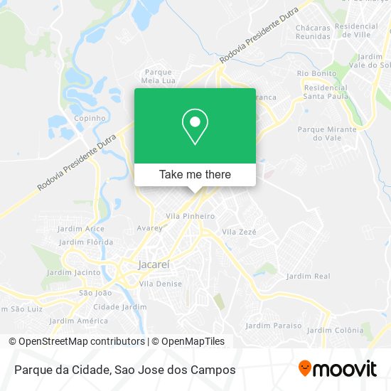 Parque da Cidade map