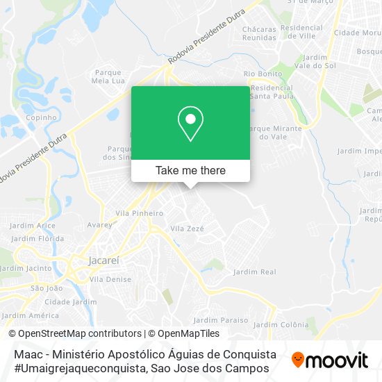 Maac - Ministério Apostólico Águias de Conquista #Umaigrejaqueconquista map
