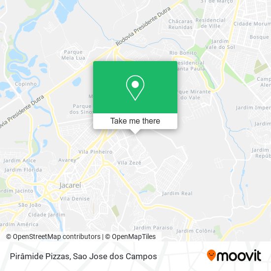 Pirâmide Pizzas map