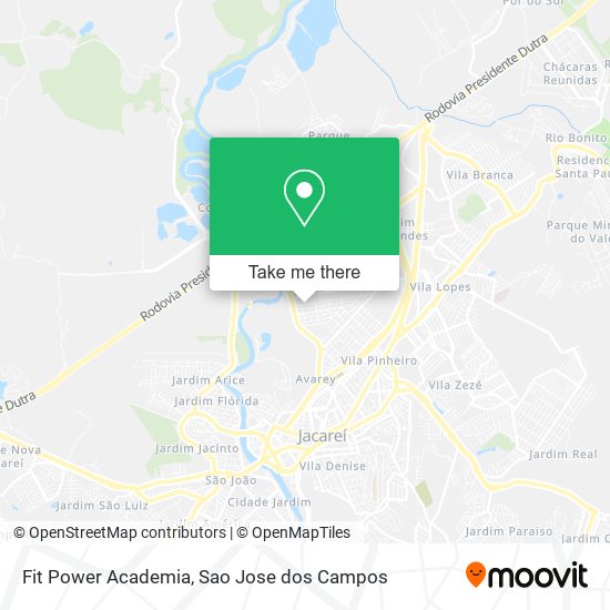Fit Power Academia map