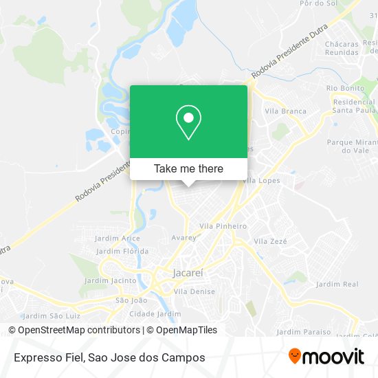 Expresso Fiel map