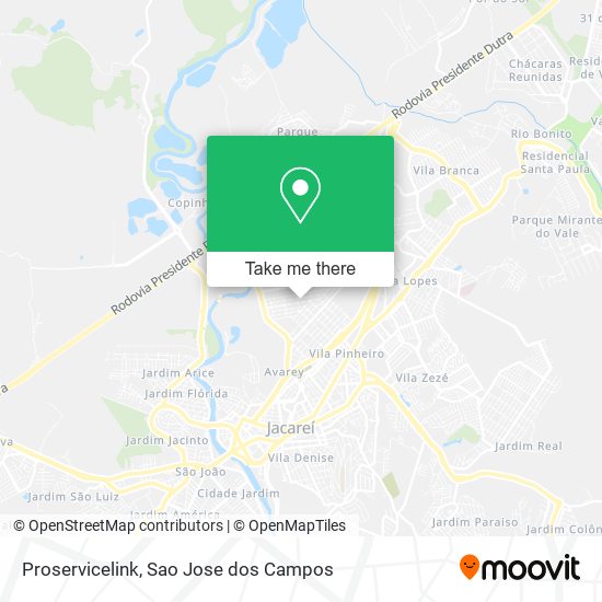 Proservicelink map
