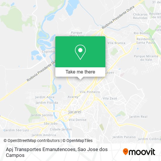 Apj Transportes Emanutencoes map
