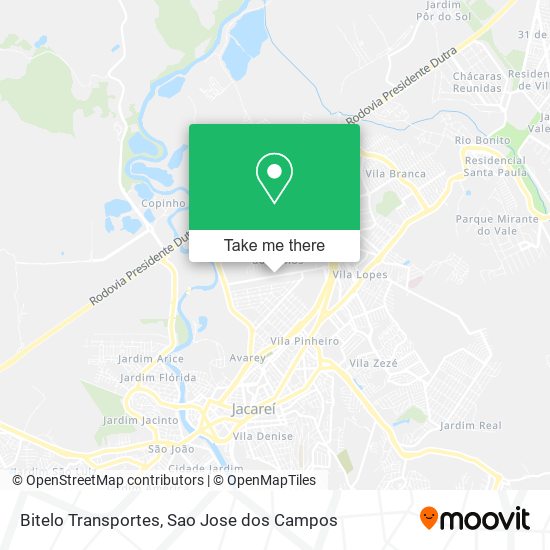 Bitelo Transportes map