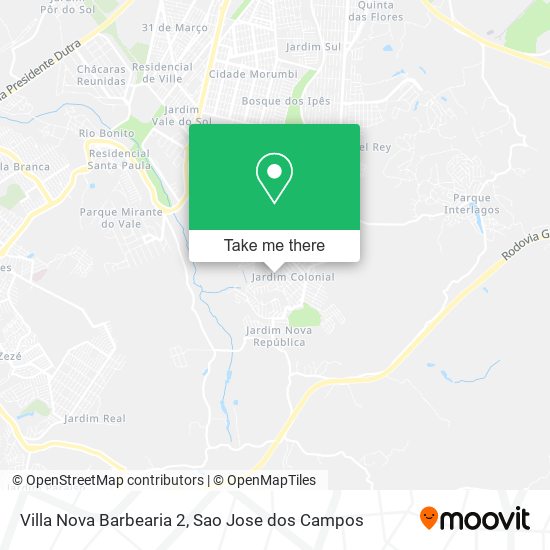 Villa Nova Barbearia 2 map