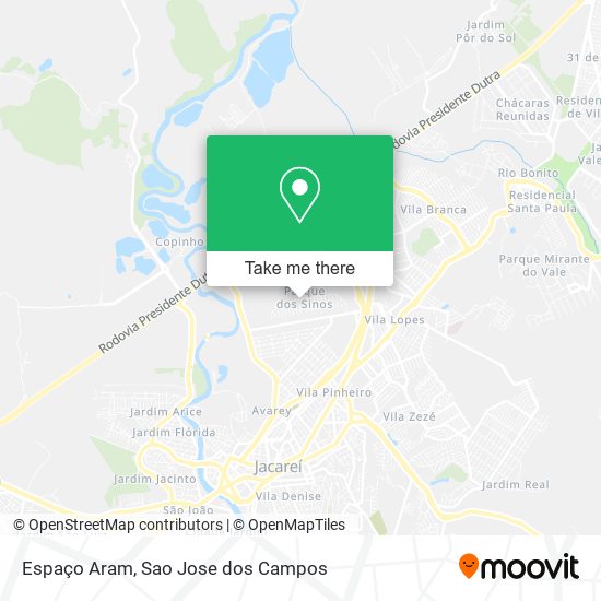 Espaço Aram map