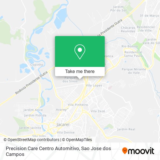 Precision Care Centro Automitivo map
