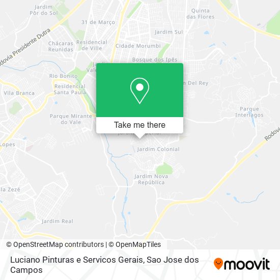 Luciano Pinturas e Servicos Gerais map
