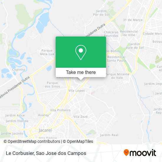 Le Corbusier map