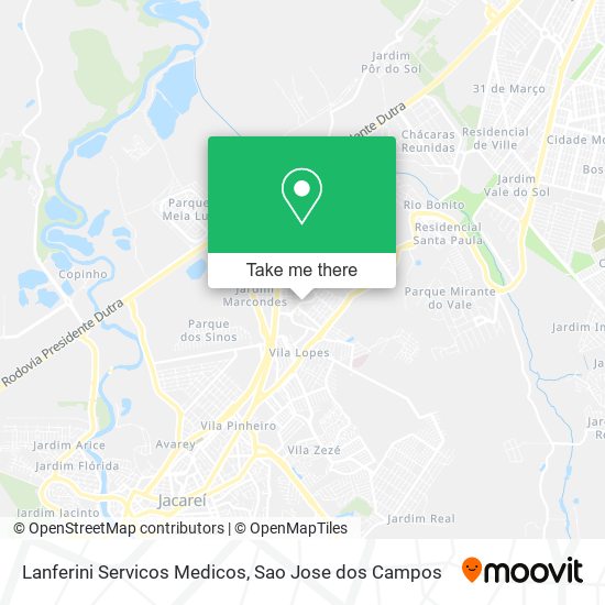 Lanferini Servicos Medicos map