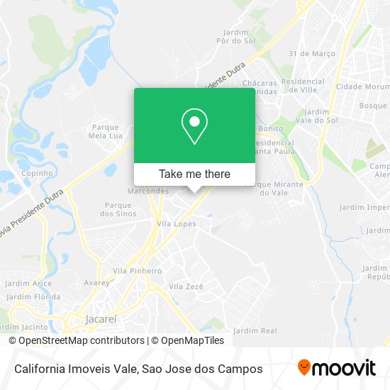 Mapa California Imoveis Vale