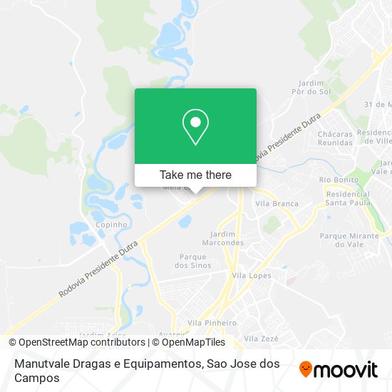 Manutvale Dragas e Equipamentos map