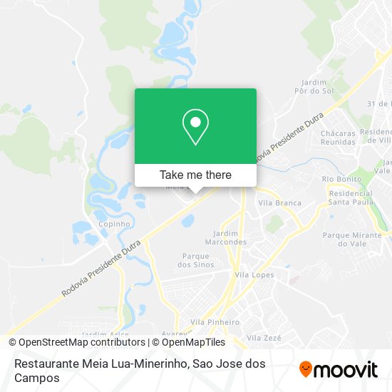 Restaurante Meia Lua-Minerinho map