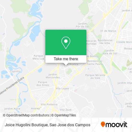 Joice Hugolini Boutique map