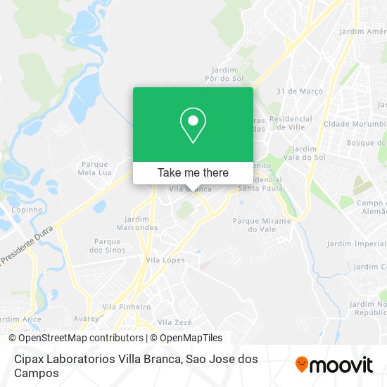 Cipax Laboratorios Villa Branca map