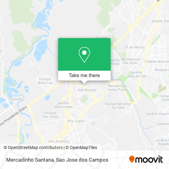 Mercadinho Santana map