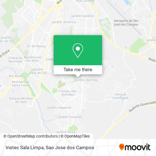 Instec Sala Limpa map