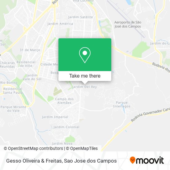 Gesso Oliveira & Freitas map