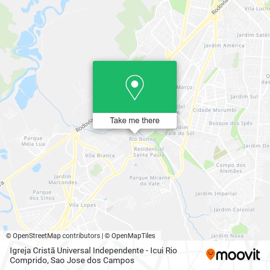 Igreja Cristã Universal Independente - Icui Rio Comprido map