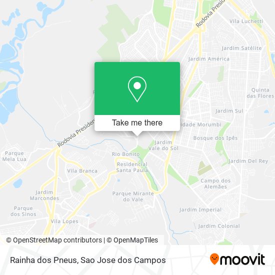 Rainha dos Pneus map