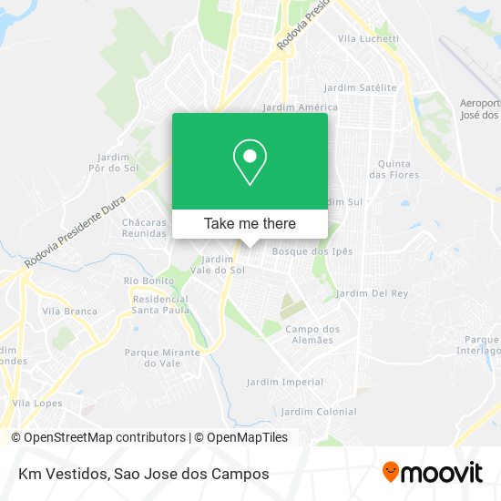 Km Vestidos map