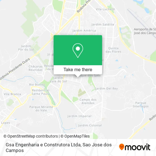 Gsa Engenharia e Construtora Ltda map