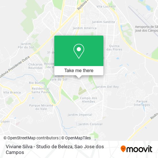 Viviane Silva - Studio de Beleza map