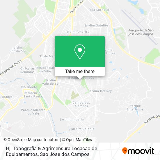 Hjl Topografia & Agrimensura Locacao de Equipamentos map