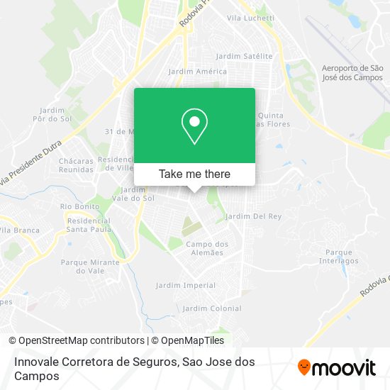 Mapa Innovale Corretora de Seguros