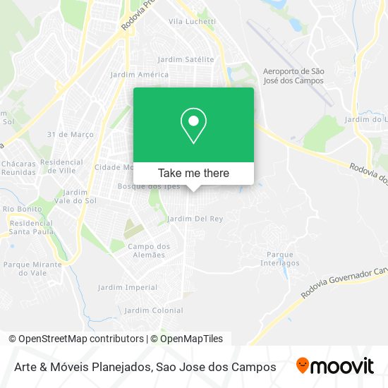 Arte & Móveis Planejados map