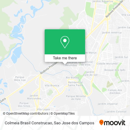 Colmeia Brasil Construcao map