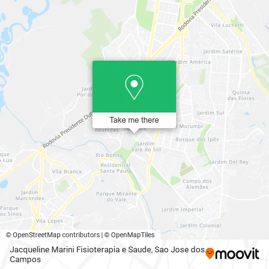 Jacqueline Marini Fisioterapia e Saude map