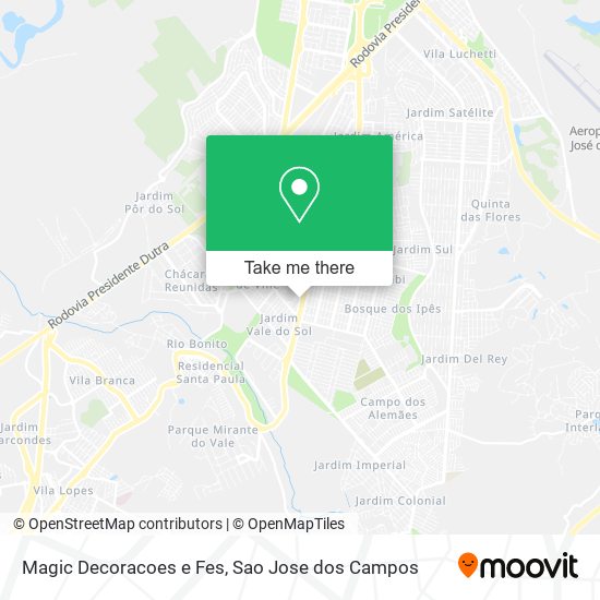 Magic Decoracoes e Fes map
