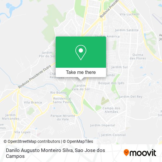 Danilo Augusto Monteiro Silva map