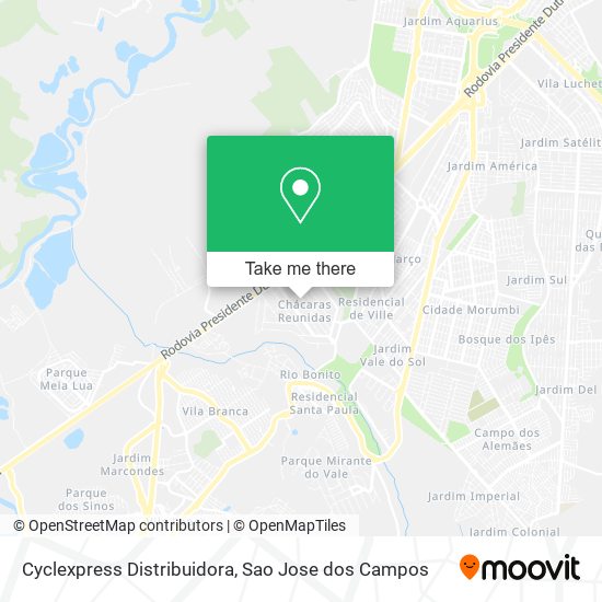 Cyclexpress Distribuidora map