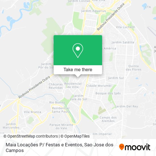 Maia Locações P/ Festas e Eventos map