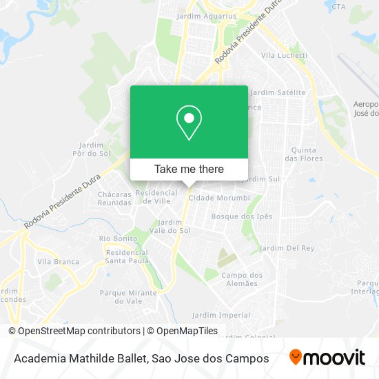 Academia Mathilde Ballet map
