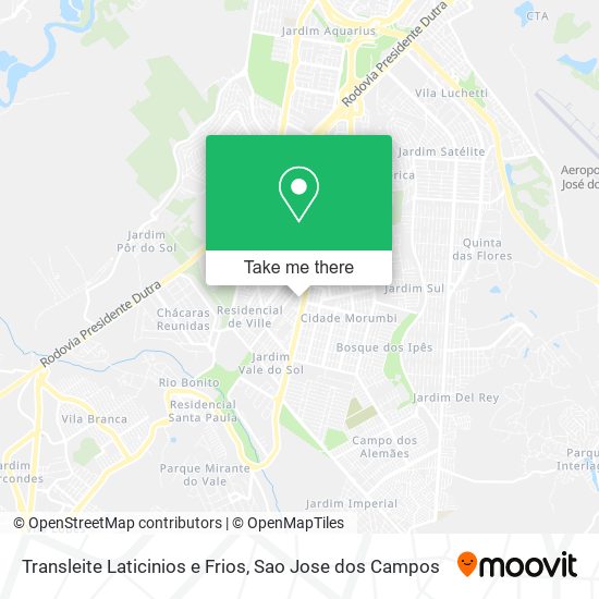 Transleite Laticinios e Frios map