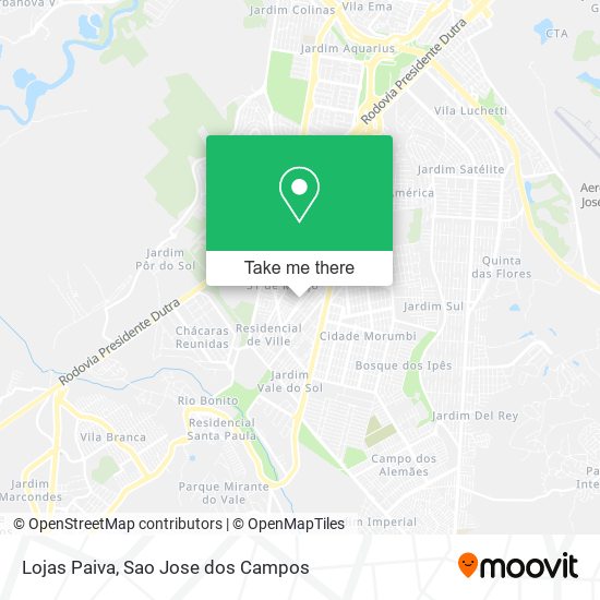 Lojas Paiva map