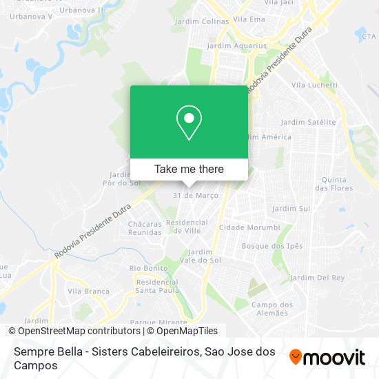 Sempre Bella - Sisters Cabeleireiros map