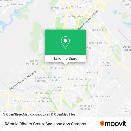 Rômulo Ribeiro Costa map