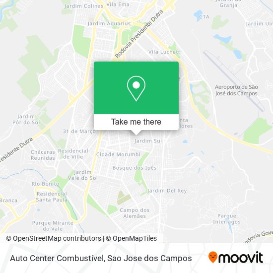 Auto Center Combustível map