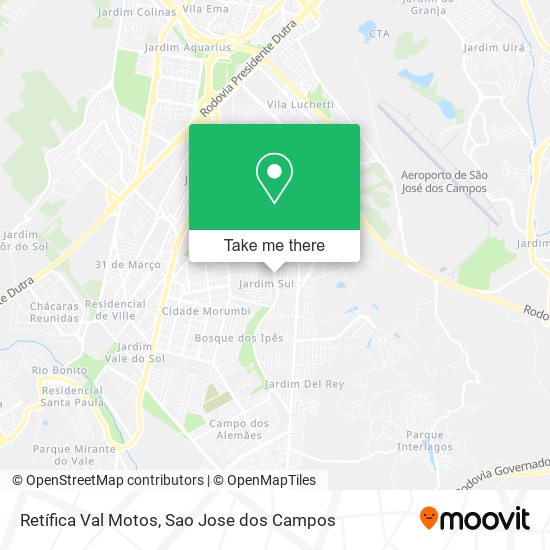 Retífica Val Motos map