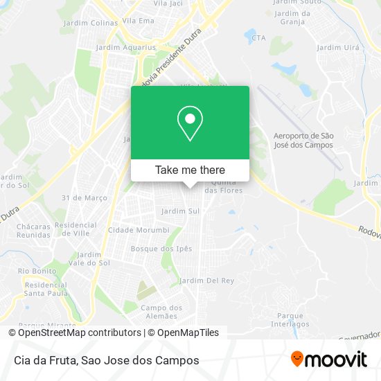 Cia da Fruta map