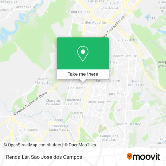 Renda Lar map