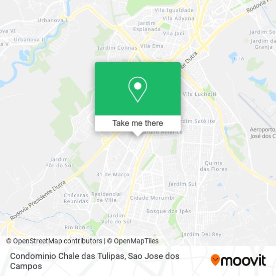 Condominio Chale das Tulipas map