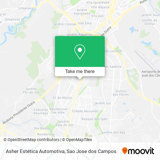 Asher Estética Automotiva map